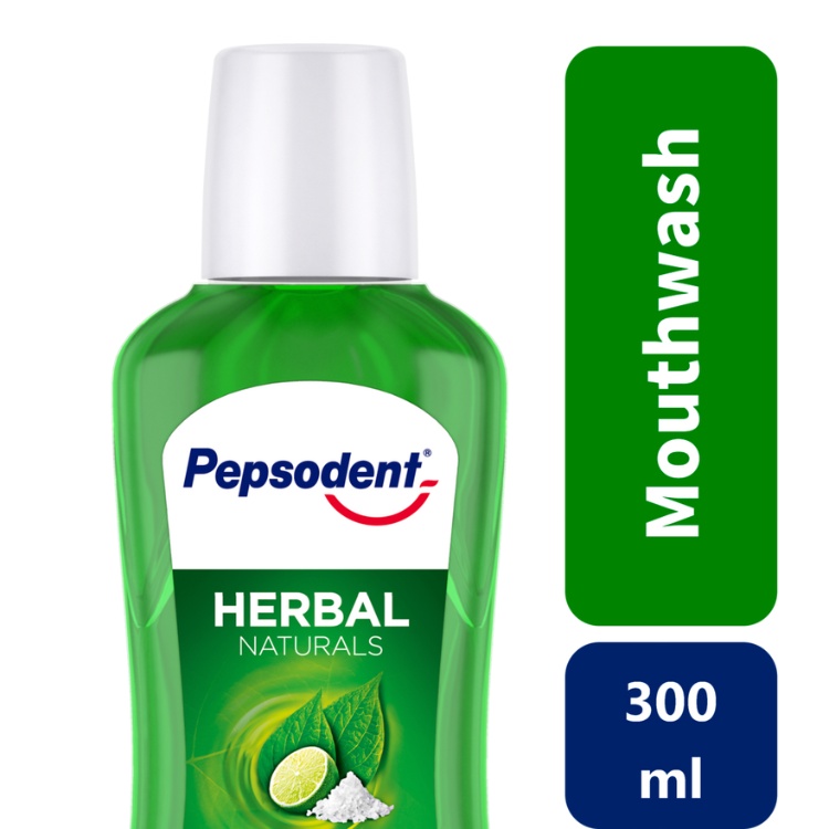 Pepsodent Mouthwash Expert Protection Herbal Natural 300 ml