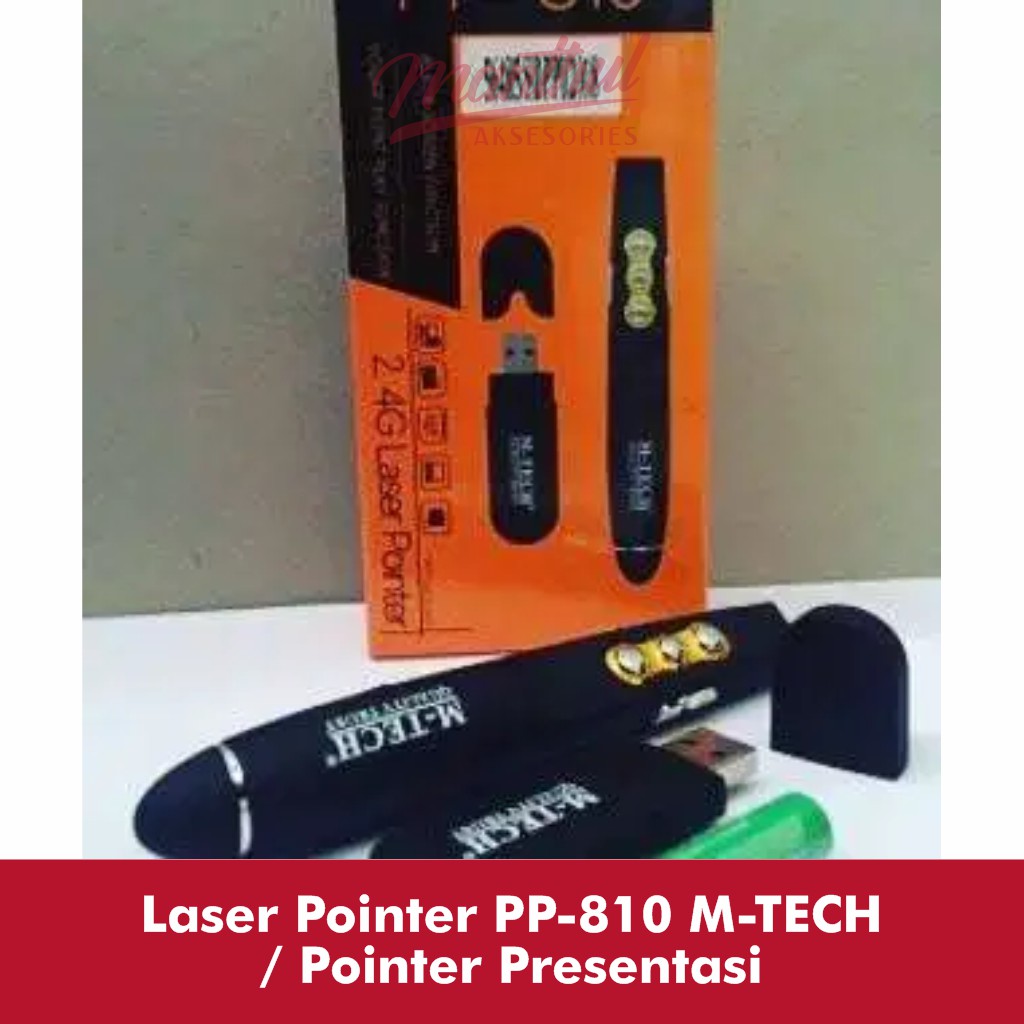 Laser Pointer PP-810 M-TECH / Pointer Presentasi