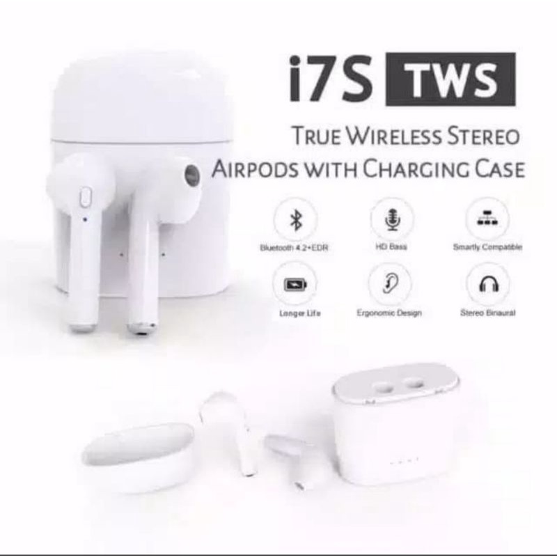 HF Headset Bluetooth I7S TWS