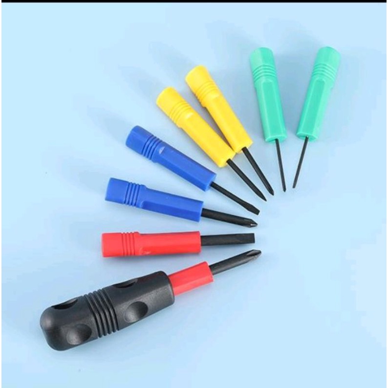 Obeng 8in1 SAMONO Serba Guna Anti Karat,Kuat Dan Anti Slip Set Service Screwdriver Tool Set