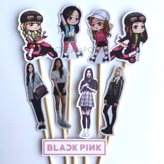 blackpink kpop cake topper kue shopee indonesia