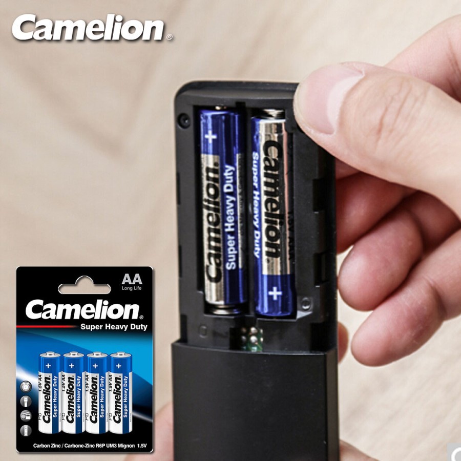 Baterai Camelion Super Heavy Duty AA isi 4 Pcs 1,5V