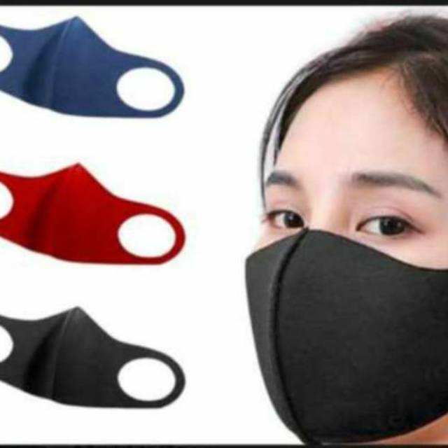 Masker kain scuba hitam