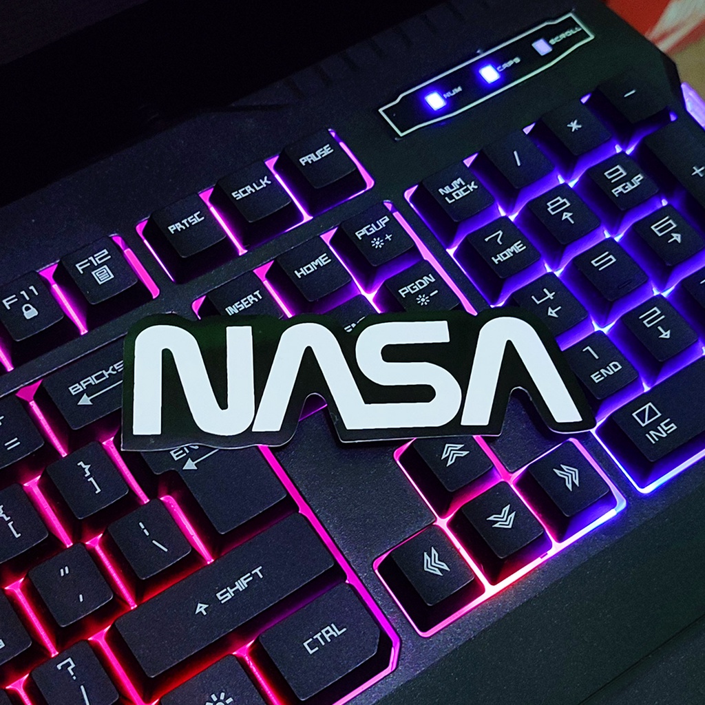 Stiker Aesthetic FONT NASA SERIES - STICKER TUMBLR MOTOR JOURNAL