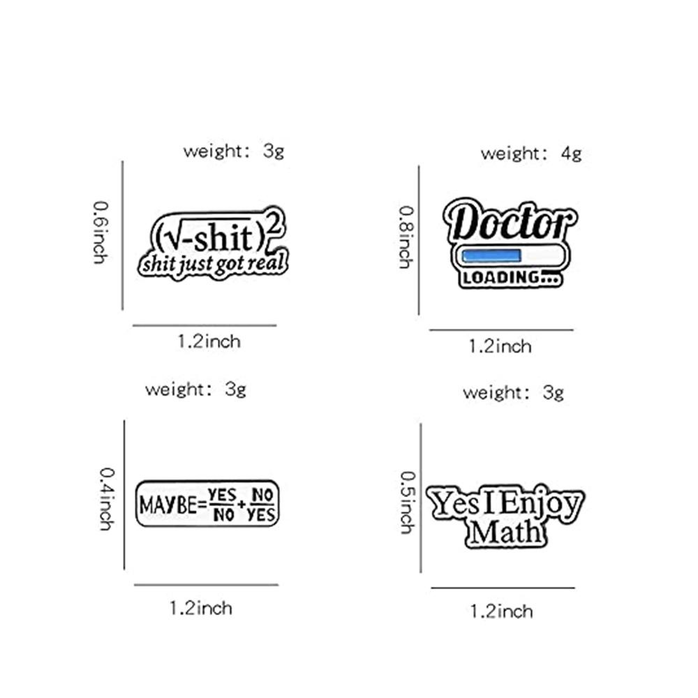 Bros Lencana Desain Dokter Yes I Enjoy Math