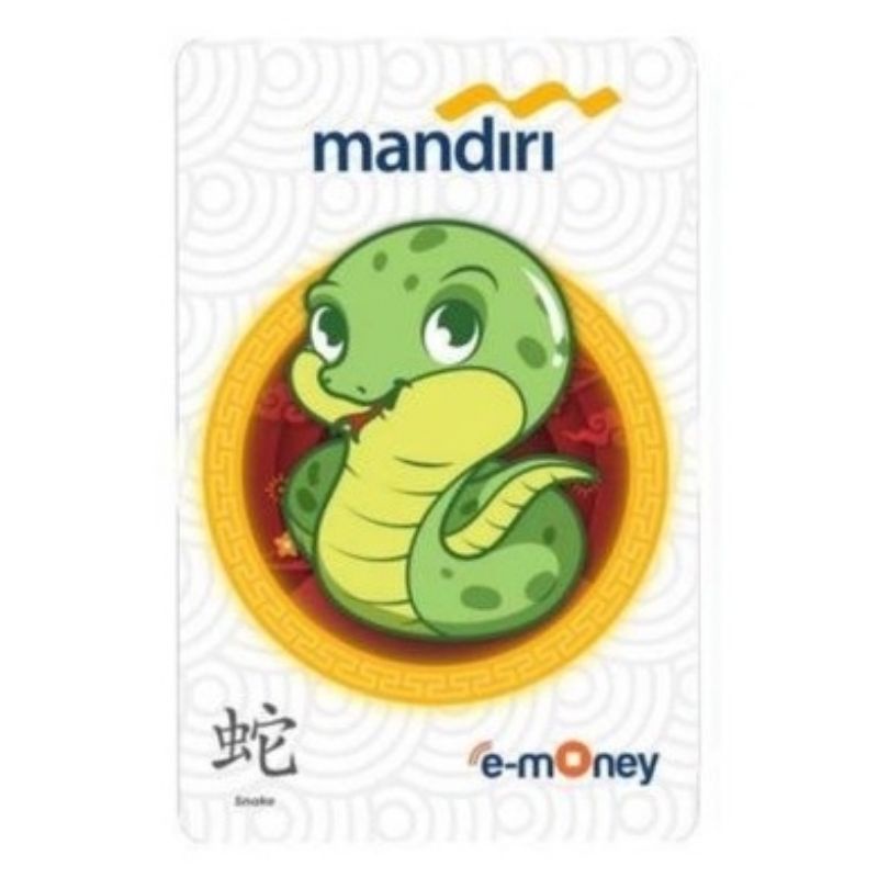 eMoney Mandiri Shio ULAR ORI /Like eTOLL Tapcash Flazz or Brizzi