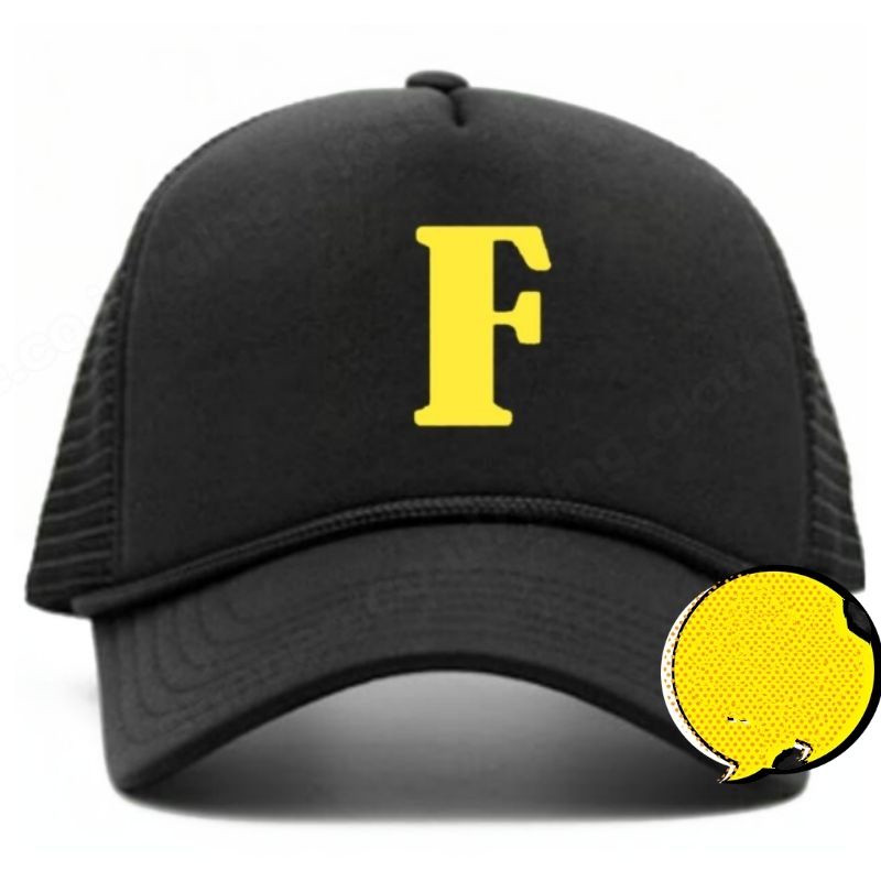 topi letda hyper trucker timbul