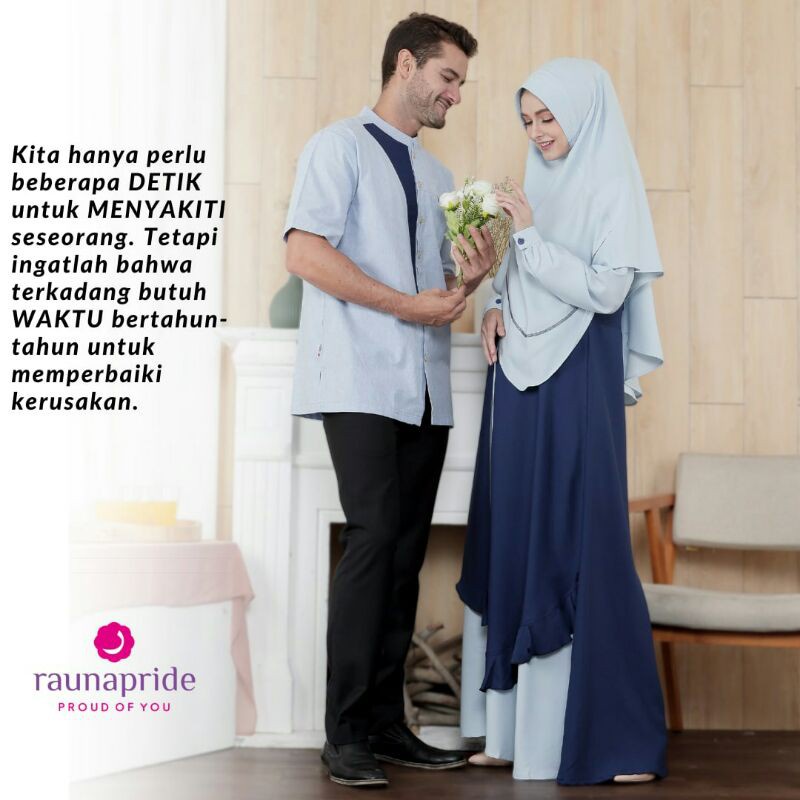 Koko Rauna Pride KK 322 Biru 323 Abu Couple RK 298 Navy 301 Abu Tua