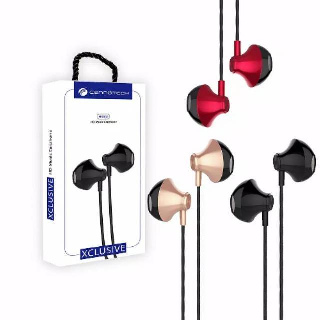 EARPHONE/HEADSET MEGA BASS HIFI. CENNOTECH xclusive