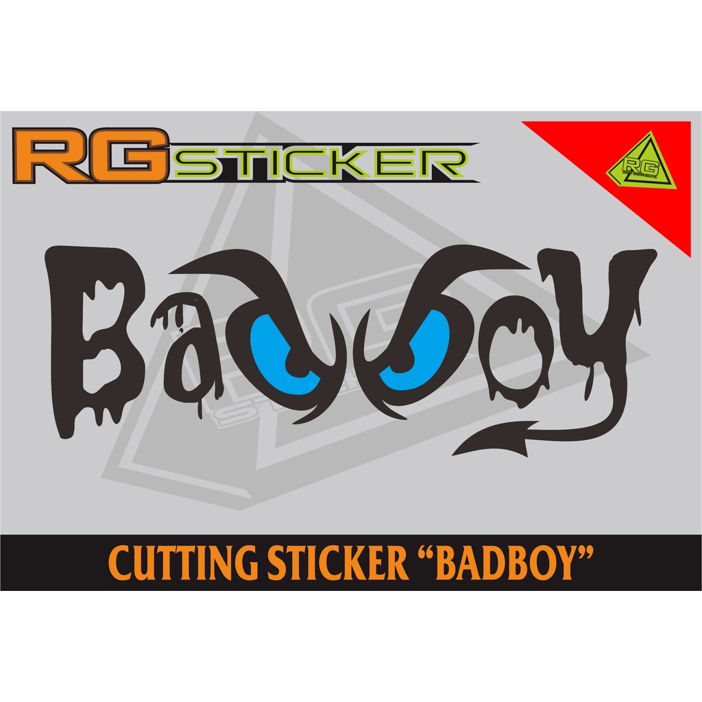 cutting stiker badboy, uk 23 cm