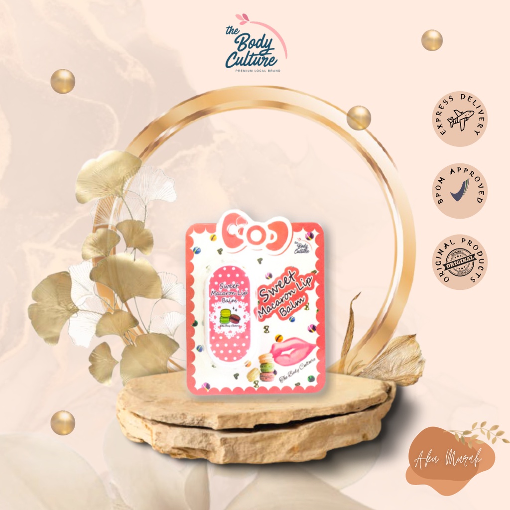 ✨ AKU MURAH ✨Sweet Macaron Lip Balm by The Body Culture BPOM &amp; Original