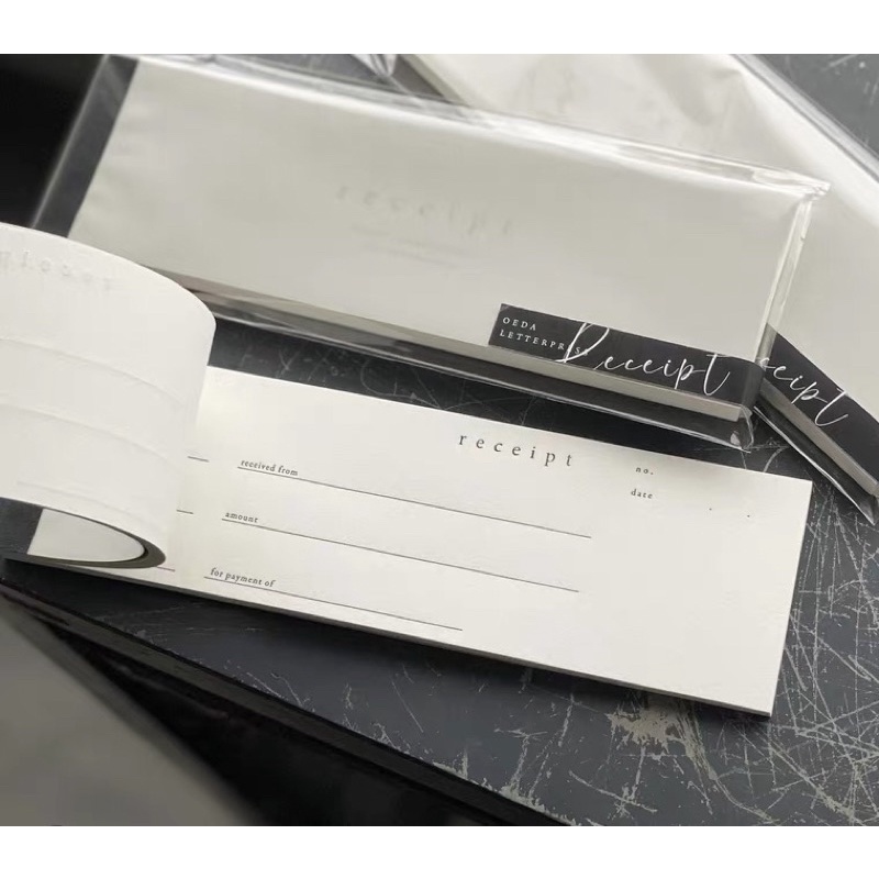 

OEDA Letterpress Money Receipt Pad