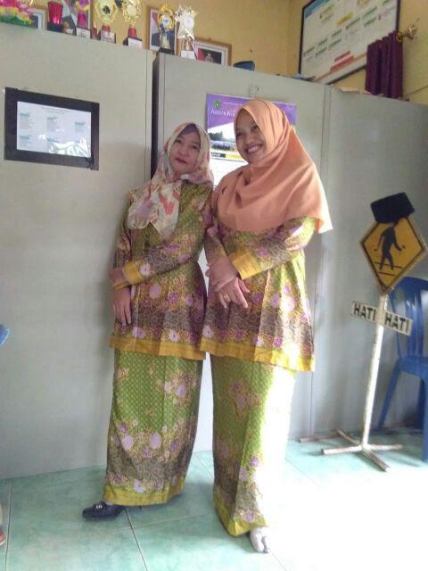 Gamis,setelan Baju Seragam Batik Muslimat Nu Resmi Original Sutra