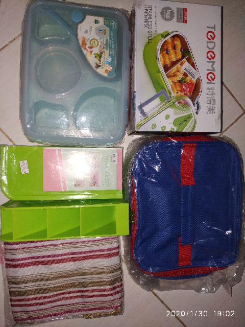 (co-6) Lunch Bag Cooler Bag Yooyee Tas Bekal Bento