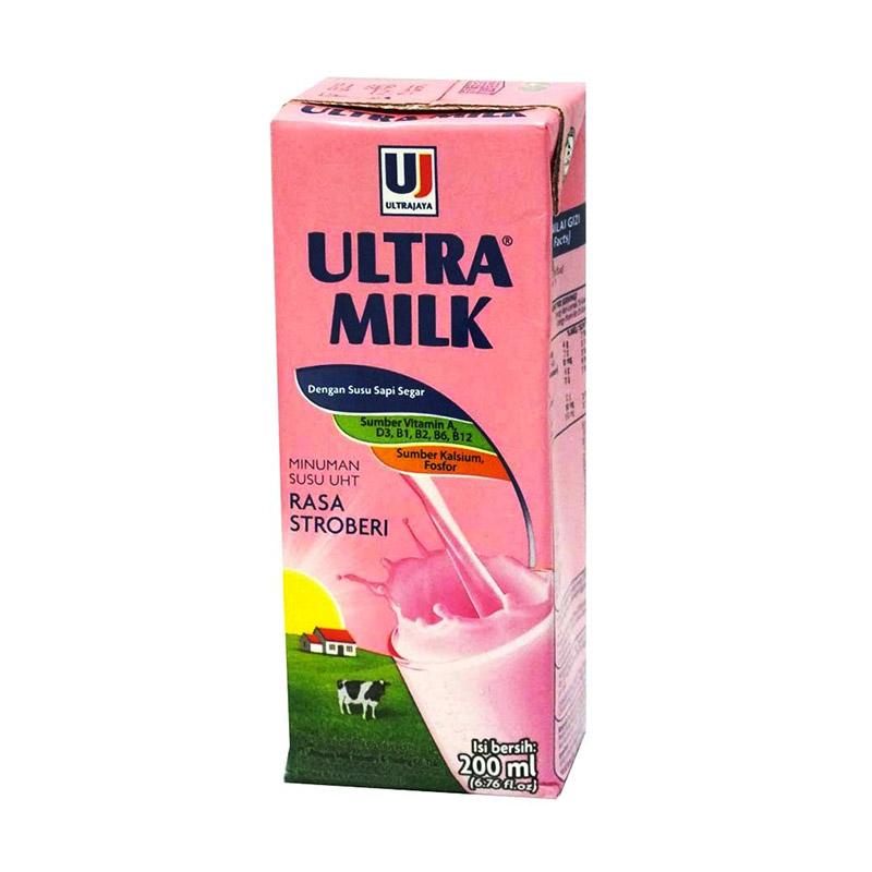 

Susu Ultra Rasa Stroberi 200ml