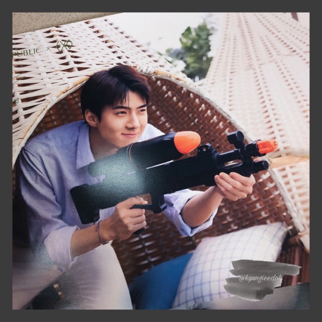 POSTER BARU EXO SEHUN NATURE REPUBLIC SUNSTICK