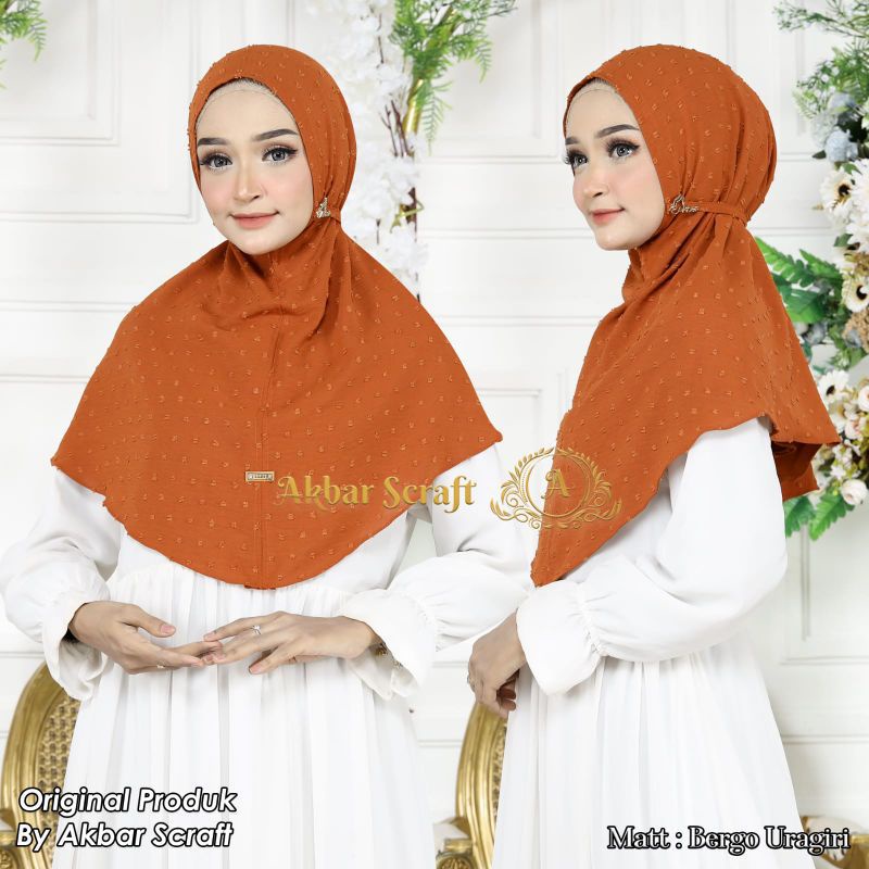 hijab instan  bergo duty akbar scraf