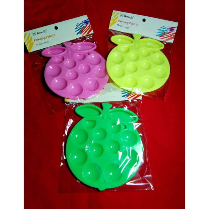 

Palet Lukis/Piring Cat Air Fruit Butterfly Painting Palette
