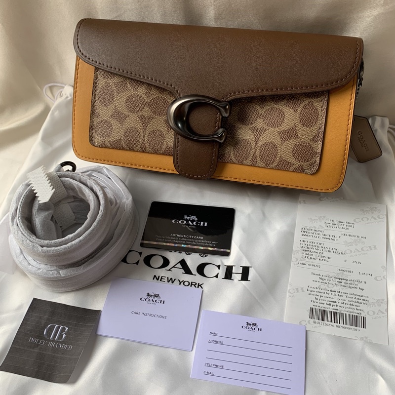 COACH TABBY SHOULDER BAG 26 IN COLORBLOCK SIGNATURE