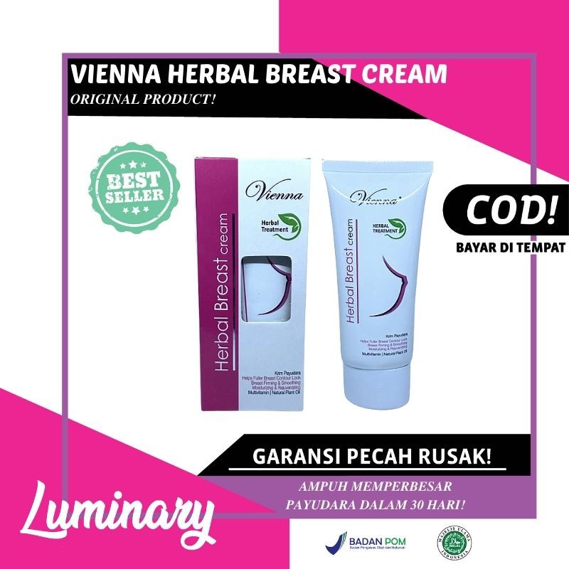 VIENNA BREAST CREAM ORIGINAL BPOM KRIM OBAT PEMBESAR PAYUDARA PERMANEN PERAWATAN TUBUH WANITA