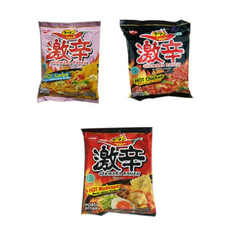MIE Gekikara Ramen Nissin uk Besar