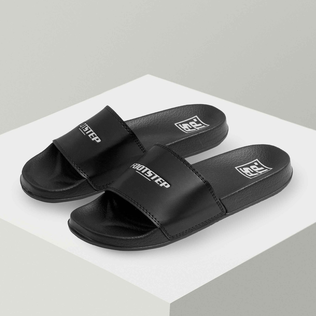 Sandal EVA Ori Ringan Slop Slide Santai Simple Pria Men Sendal Footwear | JARVIS BLACK | FORIND FSTP