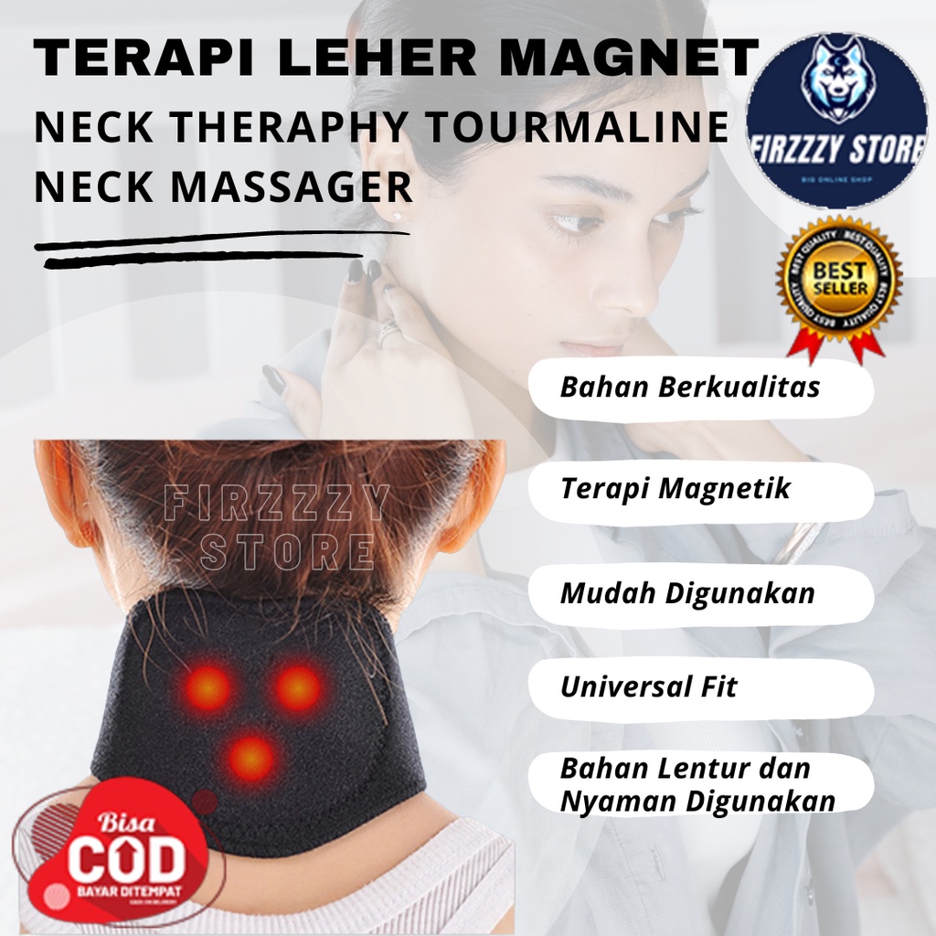 Terapi Leher Magnet Neck Theraphy Tourmaline Neck Massager