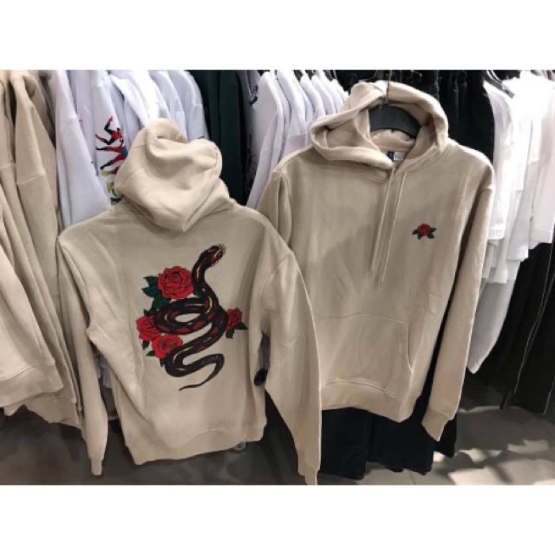 h&m snake hoodie
