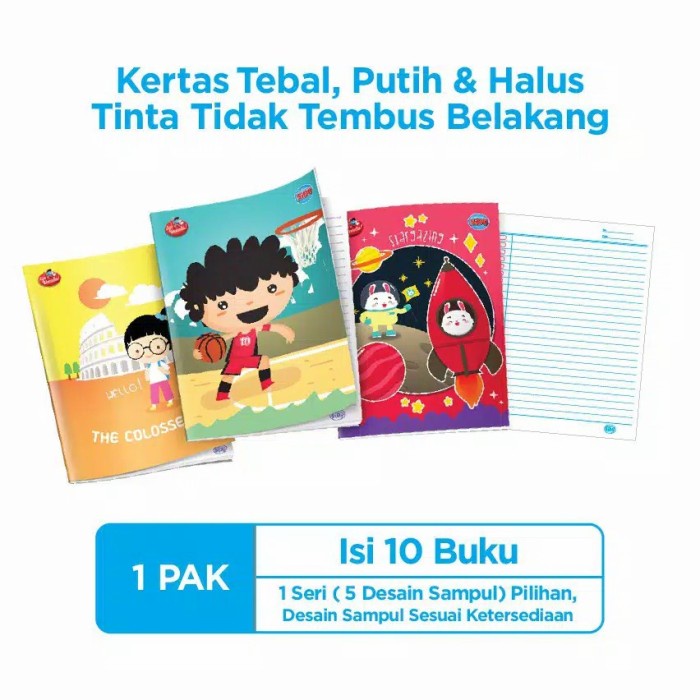 

Diskon Buku Tulis Sidu 58 Lembar (1 Pack Isi 10Pcs) Bergaransi