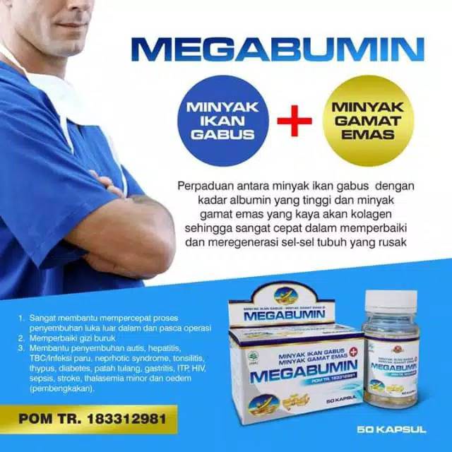 Kapsul Megabumin# kap ikan gabus#