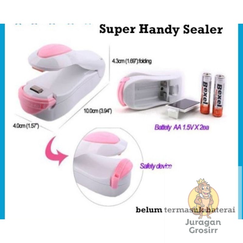 JG - Hand Sealer Perekat Plastik - LUCU BERWARNA