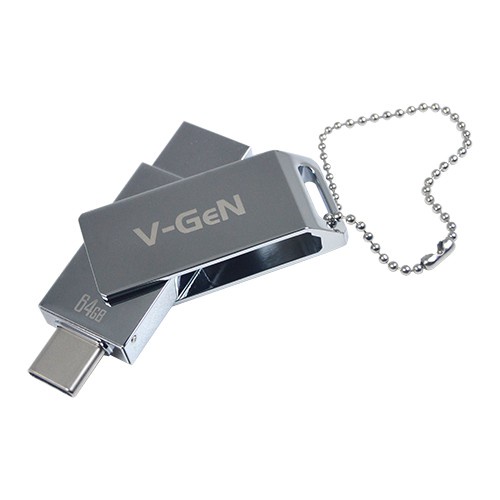 Flashdisk OTG V-GEN TYPE-C 64GB ORIGINAL OTG Flashdisk VGEN TYPE C 64GB ORIGINAL