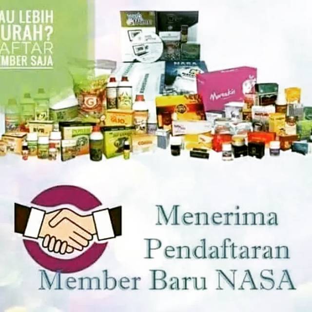 

PAKET DAFTAR MEMBER NASA - BISNIS NASA ATAU NATURAL NUSANTARA - DAFTAR JADI AGEN NASA