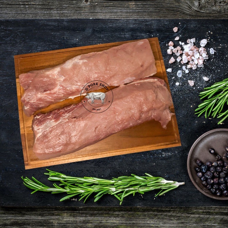 

daging babi karbonat / pork loin boneless (1kg)