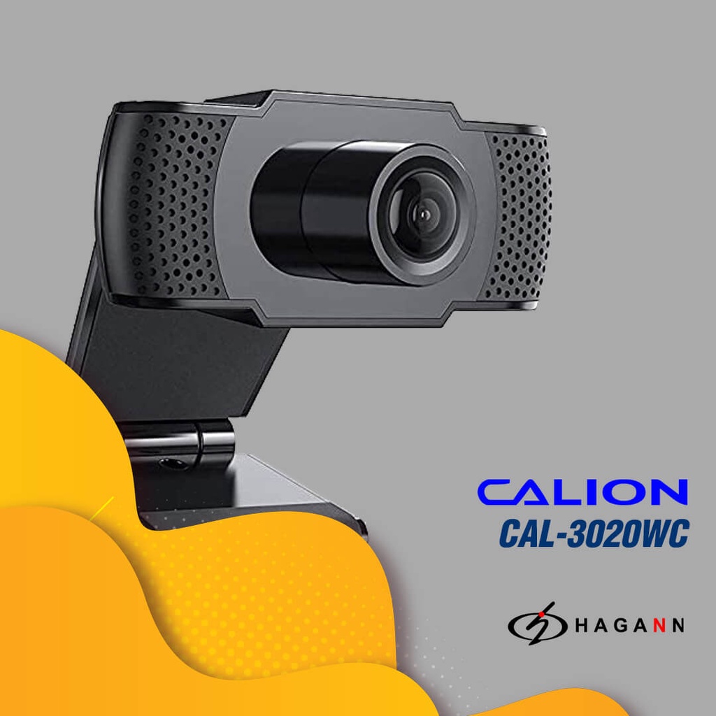 Webcam 2K PC Komputer Laptop Dual Mic Microphone Video Sangat Jernih | Web Cam Calion CAL-3020WC