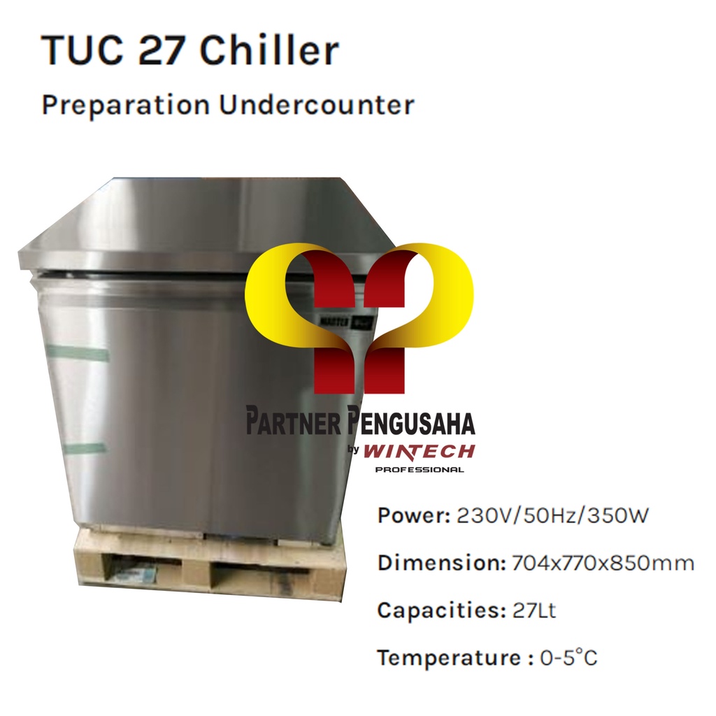 Mastercool TUC 27 Under Counter Chiller 1 Satu Pintu Kabinet Meja Pendingin