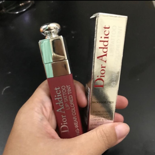 Preloved Dior lip Tattoo