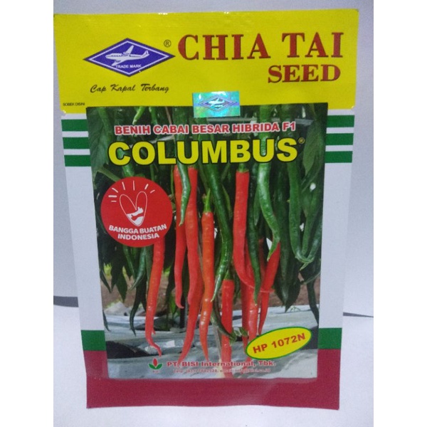 Benih Cabe besar hibrida COLOMBUS 10GR