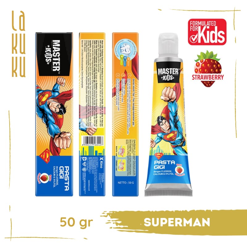 Lakuku - Master Kids Odol Pasta Gigi Superhero Fluoride Marvel