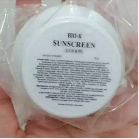 Sunscreen Bio Kusuma Cream pagi bio kusuma