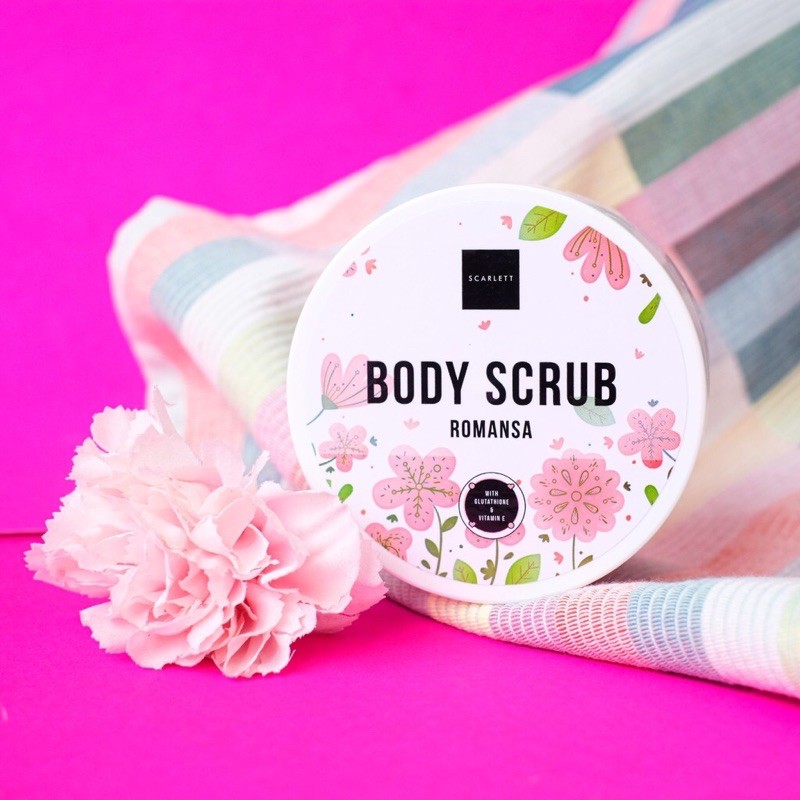 [READY STOK] BODY SCRUB SCARLETT WHITENING - ROMANSA