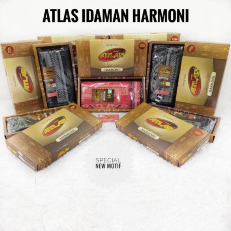 SARUNG ATLAS IDAMAN HARMONI NEW (MOTIF BHS) TERMURAH