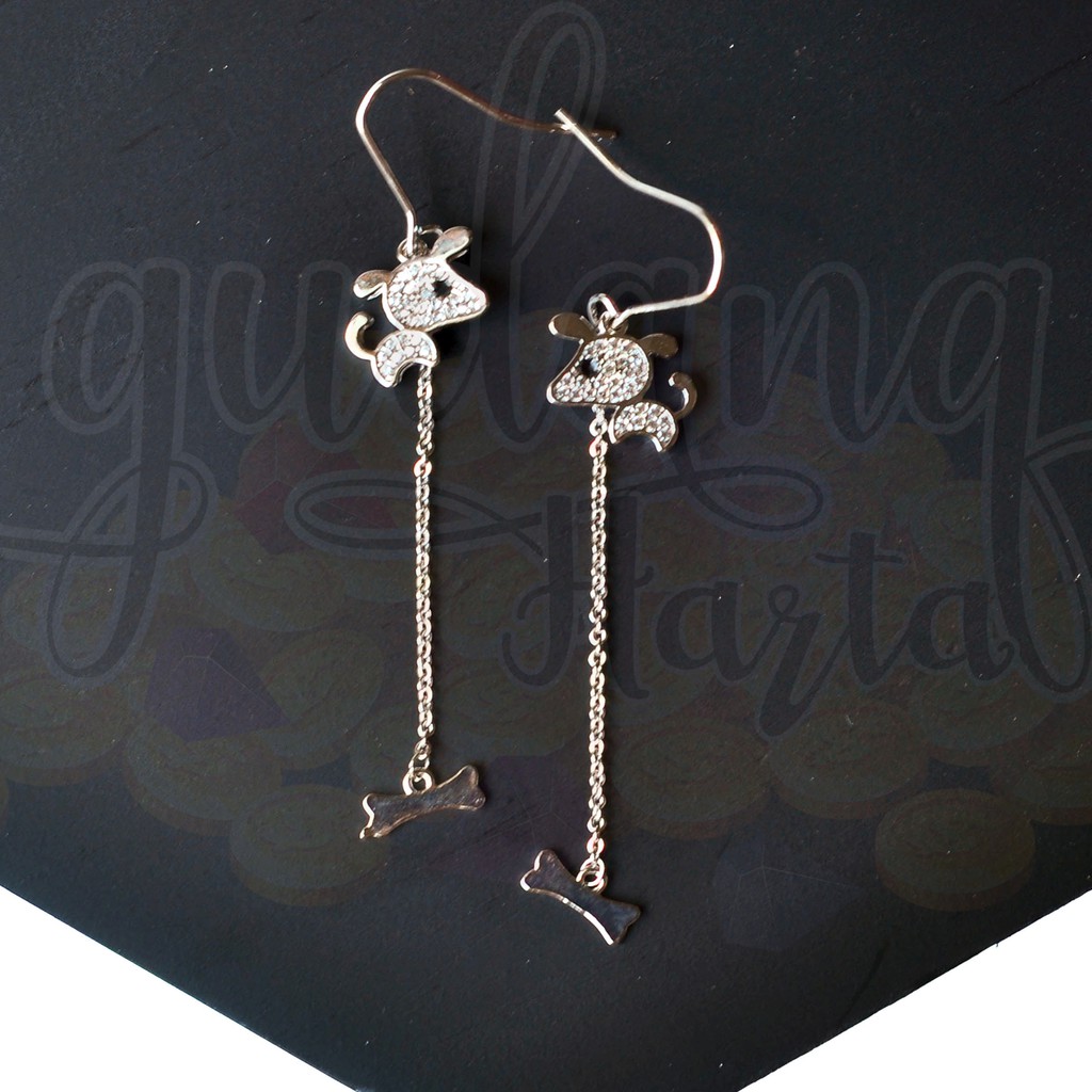 Anting Dog and Bone Anjing dan Tulang Panjang Lucu Unik GH 203203