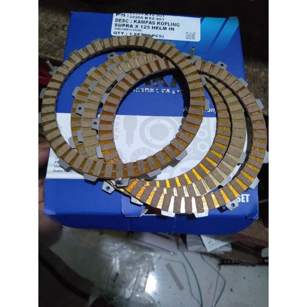 kampas kopling set supra x125 helm in