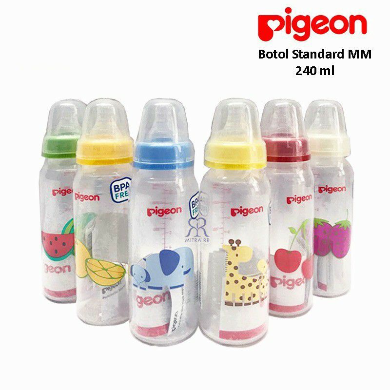 Pigeon Botol PP RP 240ml standar MM/ Botol susu bayi