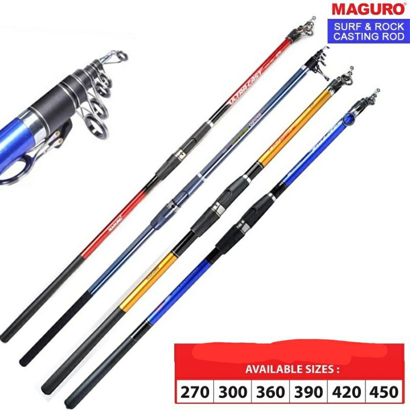 Joran Surf Maguro | POWER CAST | ULTRA CAST | TWISTER | TIDE MASTER | Antena | Ruas Panjang |