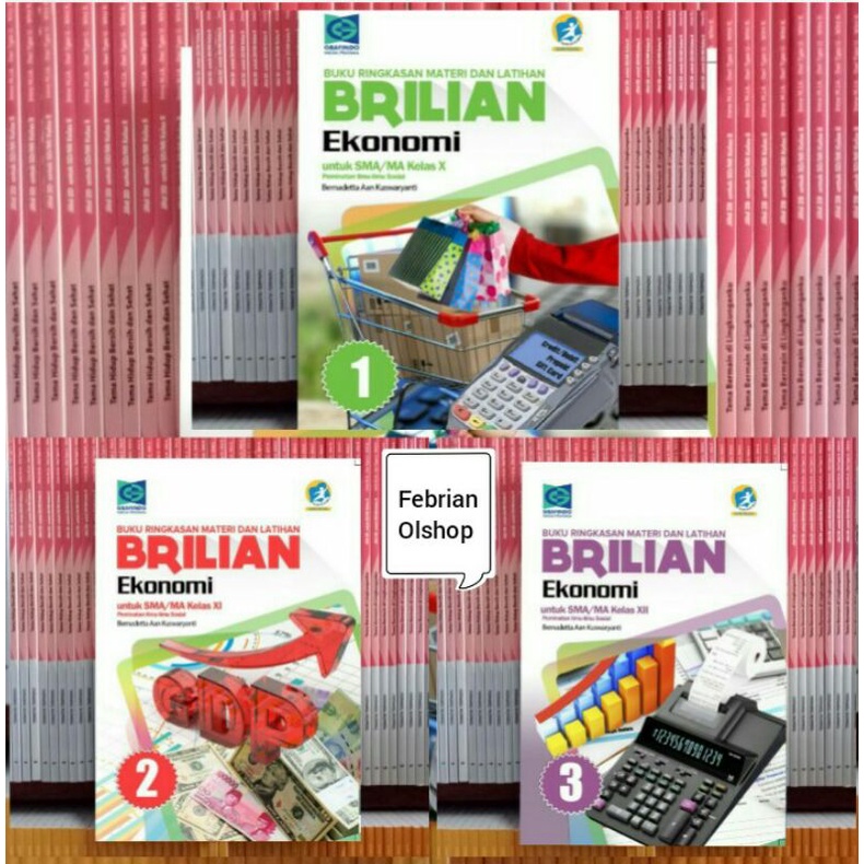 BUKU BRILIAN EKONOMI SMA/MA KELAS 10,11,12 REVISI K13N GRAFINDO