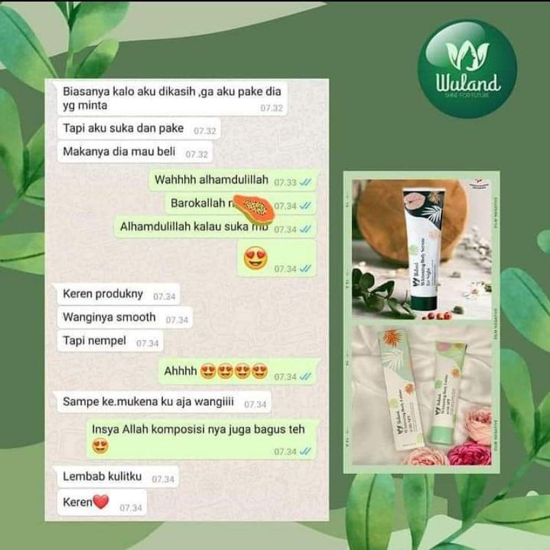 BODY CARE WULAND SKINCARE WHITENING