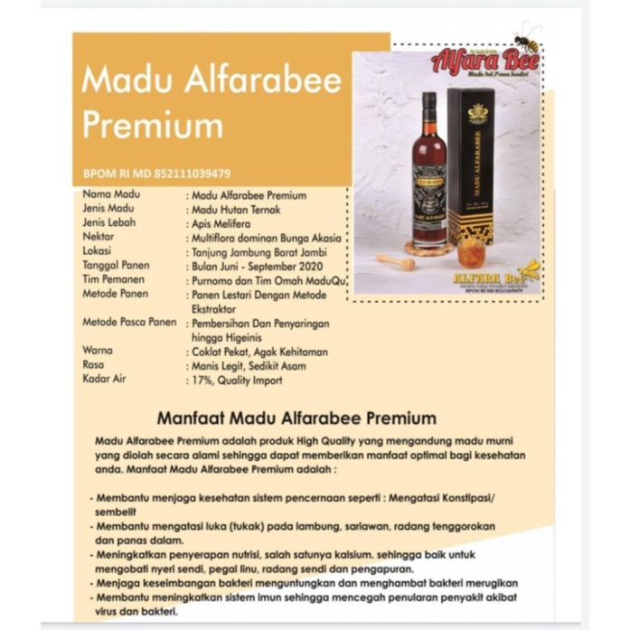 

MADU ALFARABEE PREMIUM