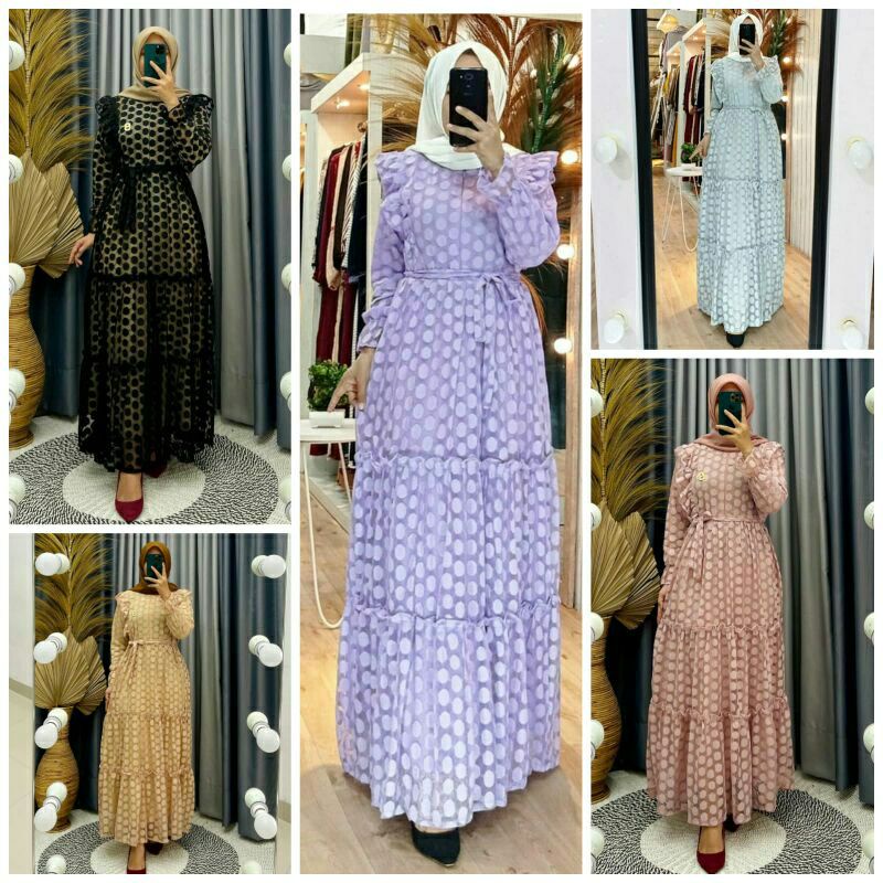NEW GAMIS OZIAS POLKADOT SUSUN